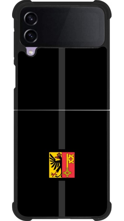 Samsung Galaxy Z Flip3 5G Case Hülle - Silikon schwarz Kanton GE schwarz