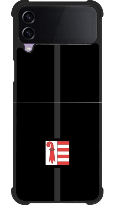 Samsung Galaxy Z Flip3 5G Case Hülle - Silikon schwarz Kanton JU schwarz