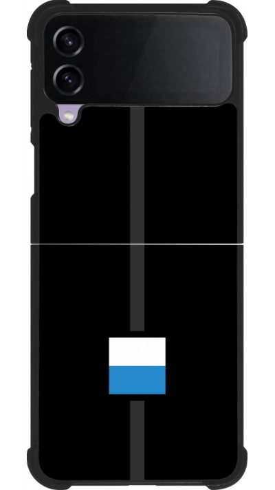 Samsung Galaxy Z Flip3 5G Case Hülle - Silikon schwarz Kanton LU schwarz