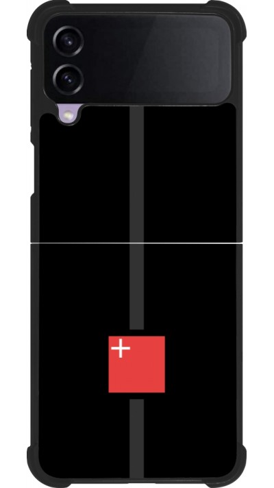 Samsung Galaxy Z Flip3 5G Case Hülle - Silikon schwarz Kanton SZ schwarz