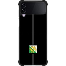 Samsung Galaxy Z Flip3 5G Case Hülle - Silikon schwarz Kanton TG schwarz