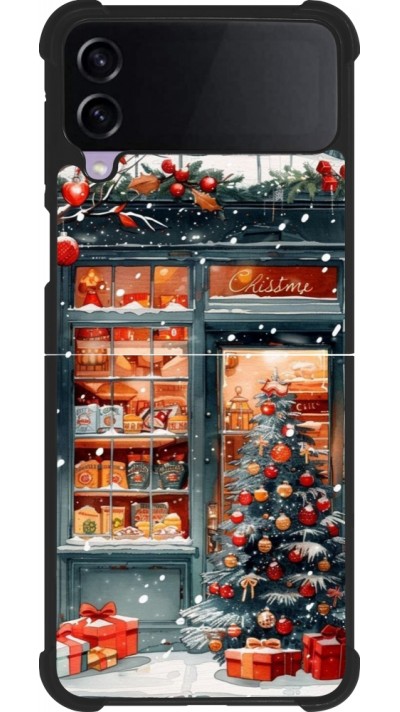 Samsung Galaxy Z Flip3 5G Case Hülle - Silikon schwarz Christmas 25 Xmas Shop