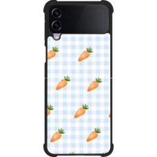 Samsung Galaxy Z Flip3 5G Case Hülle - Silikon schwarz Easter 2026 Pattern carrots