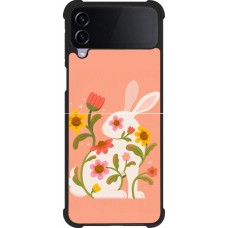 Samsung Galaxy Z Flip3 5G Case Hülle - Silikon schwarz Easter 2026 Rabbit collage