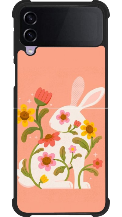 Samsung Galaxy Z Flip3 5G Case Hülle - Silikon schwarz Easter 2026 Rabbit collage