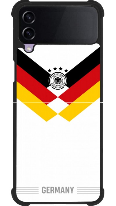 Samsung Galaxy Z Flip3 5G Case Hülle - Silikon schwarz Deutschland 2026 personalisierbares Fussballtrikot