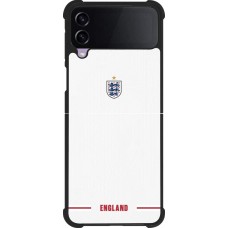 Samsung Galaxy Z Flip3 5G Case Hülle - Silikon schwarz England 2026 personalisierbares Fussballtrikot