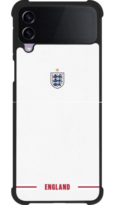 Samsung Galaxy Z Flip3 5G Case Hülle - Silikon schwarz England 2026 personalisierbares Fussballtrikot