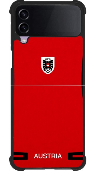Samsung Galaxy Z Flip3 5G Case Hülle - Silikon schwarz O?sterreich 2026 personalisierbares Fussballtrikot