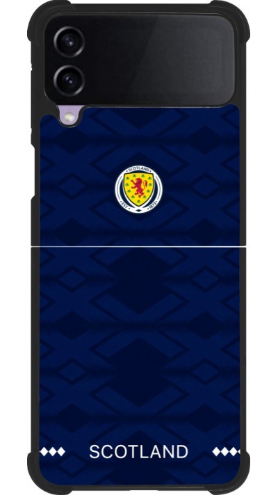 Samsung Galaxy Z Flip3 5G Case Hülle - Silikon schwarz Schottland 2026 personalisierbares Fussballtrikot