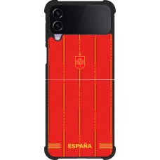 Samsung Galaxy Z Flip3 5G Case Hülle - Silikon schwarz Spanien 2026 personalisierbares Fussballtrikot