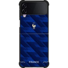 Samsung Galaxy Z Flip3 5G Case Hülle - Silikon schwarz Frankreich 2026 personalisierbares Fussballtrikot