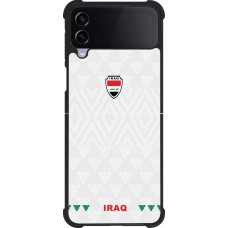 Samsung Galaxy Z Flip3 5G Case Hülle - Silikon schwarz Irak 2026 personalisierbares Fussballtrikot
