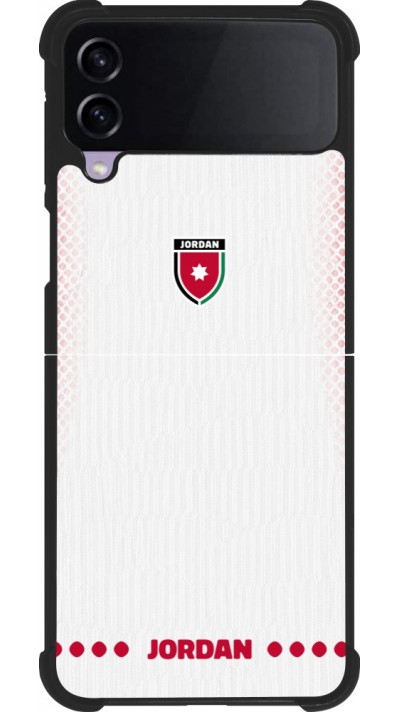 Samsung Galaxy Z Flip3 5G Case Hülle - Silikon schwarz Jordanien 2026 personalisierbares Fussballtrikot