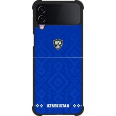Samsung Galaxy Z Flip3 5G Case Hülle - Silikon schwarz Usbekistan 2026 personalisierbares Fussballtrikot