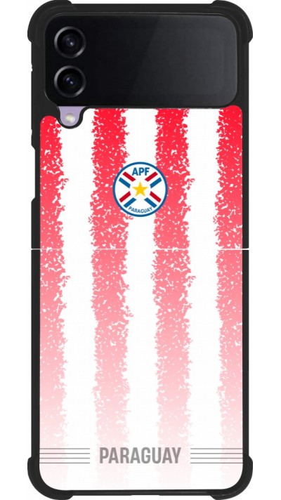 Samsung Galaxy Z Flip3 5G Case Hülle - Silikon schwarz Paraguay 2026 personalisierbares Fussballtrikot
