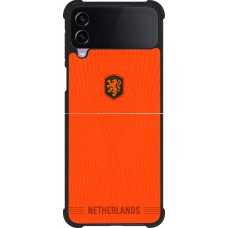 Samsung Galaxy Z Flip3 5G Case Hülle - Silikon schwarz Niederlande 2026 personalisierbares Fussballtrikot