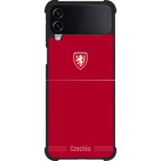 Samsung Galaxy Z Flip3 5G Case Hülle - Silikon schwarz Tschechische Republik 2026 personalisierbares Fussballtrikot