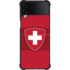 Samsung Galaxy Z Flip3 5G Case Hülle - Silikon schwarz Hockey World Championship Ecusson Suisse