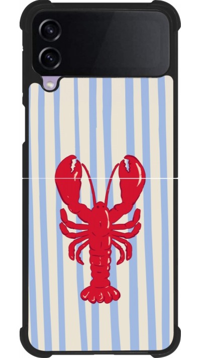 Samsung Galaxy Z Flip3 5G Case Hülle - Silikon schwarz Red lobster 2026