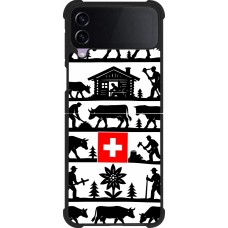 Samsung Galaxy Z Flip3 5G Case Hülle - Silikon schwarz Poya Schweiz 1
