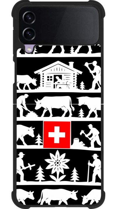 Samsung Galaxy Z Flip3 5G Case Hülle - Silikon schwarz Poya Schweiz 1 schwarz