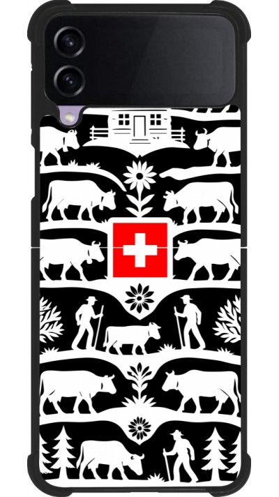 Samsung Galaxy Z Flip3 5G Case Hülle - Silikon schwarz Poya Schweiz 3 schwarz