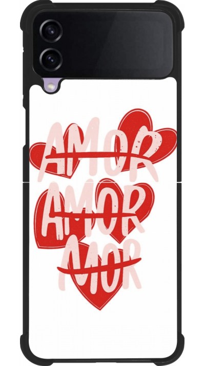 Samsung Galaxy Z Flip3 5G Case Hülle - Silikon schwarz Saint Valentines Day 26 Amor