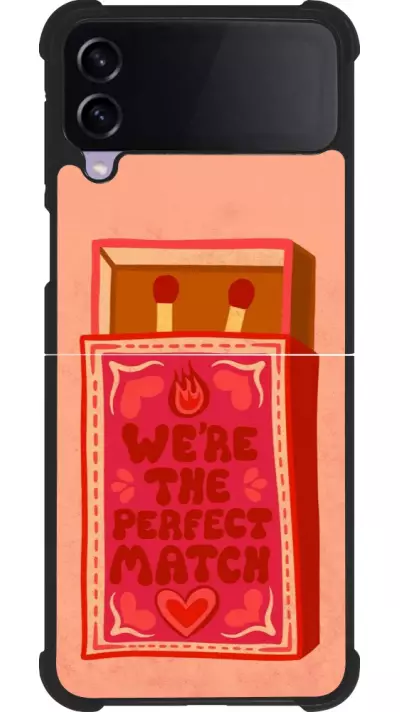 Samsung Galaxy Z Flip3 5G Case Hülle - Silikon schwarz Saint Valentines Day 26 Perfect Match