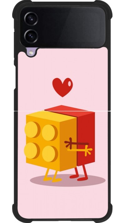 Samsung Galaxy Z Flip3 5G Case Hülle - Silikon schwarz Saint Valentines Day 26 Puzzle