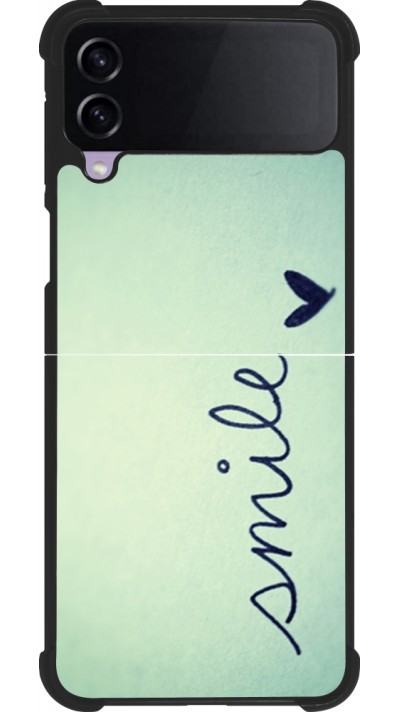 Samsung Galaxy Z Flip3 5G Case Hülle - Silikon schwarz Smile