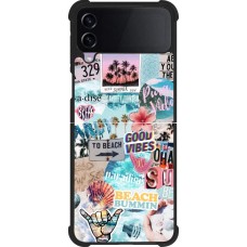Samsung Galaxy Z Flip3 5G Case Hülle - Silikon schwarz Summer 20 collage