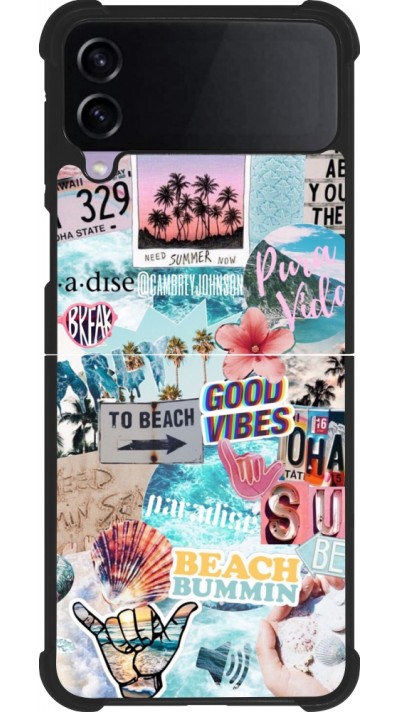 Samsung Galaxy Z Flip3 5G Case Hülle - Silikon schwarz Summer 20 collage