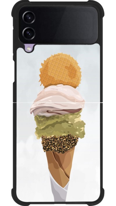 Samsung Galaxy Z Flip3 5G Case Hülle - Silikon schwarz Summer 2025 Cornet