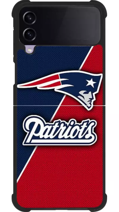 Samsung Galaxy Z Flip3 5G Case Hülle - Silikon schwarz Super Bowl 26 Patriots 1