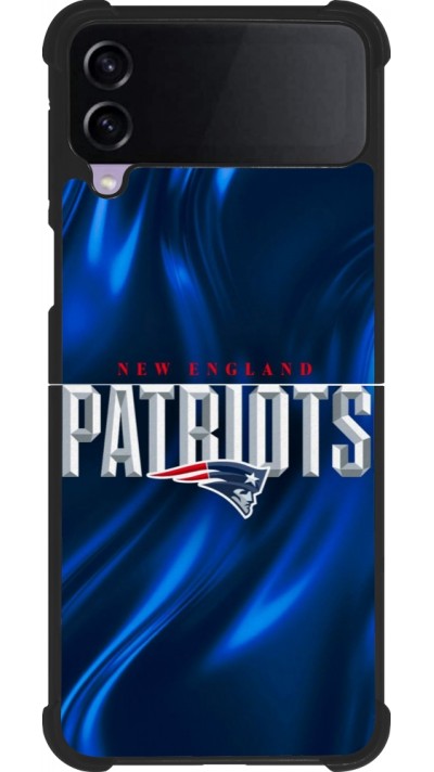 Samsung Galaxy Z Flip3 5G Case Hülle - Silikon schwarz Super Bowl 26 Patriots 2