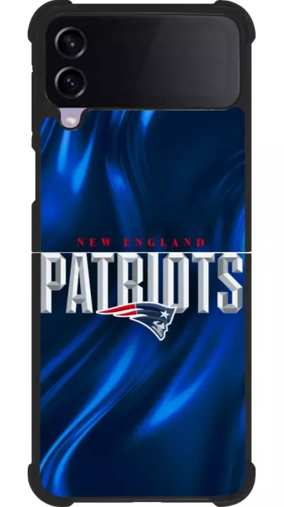 Samsung Galaxy Z Flip3 5G Case Hülle - Silikon schwarz Super Bowl 26 Patriots 2