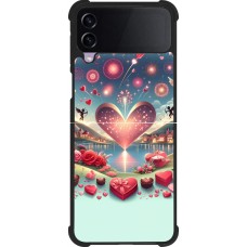 Samsung Galaxy Z Flip3 5G Case Hülle - Silikon schwarz Valentin 2025 Schick