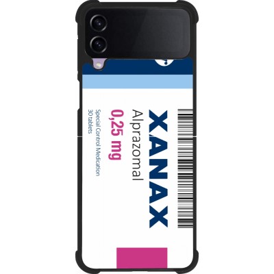 Samsung Galaxy Z Flip3 5G Case Hülle - Silikon schwarz Xanax Alprazolam 2025