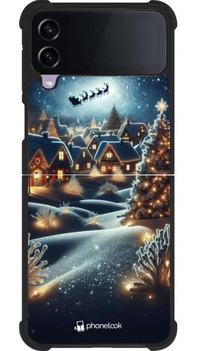 Samsung Galaxy Z Flip3 5G Case Hülle - Silikon schwarz Weihnachten 2023 Weihnachten steht vor der Tür