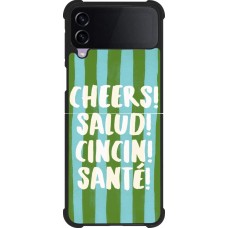 Samsung Galaxy Z Flip4 Case Hülle - Silikon schwarz Cheers 2026