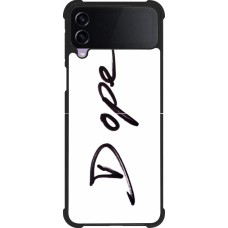 Coque Samsung Galaxy Z Flip4 - Silicone rigide noir Dope