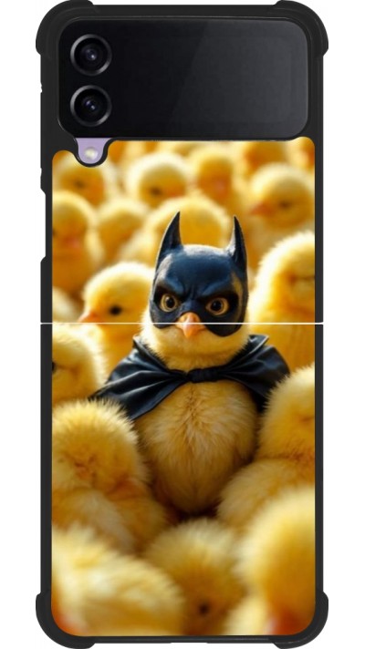 Samsung Galaxy Z Flip4 Case Hülle - Silikon schwarz Easter 2026 Chicken Batman