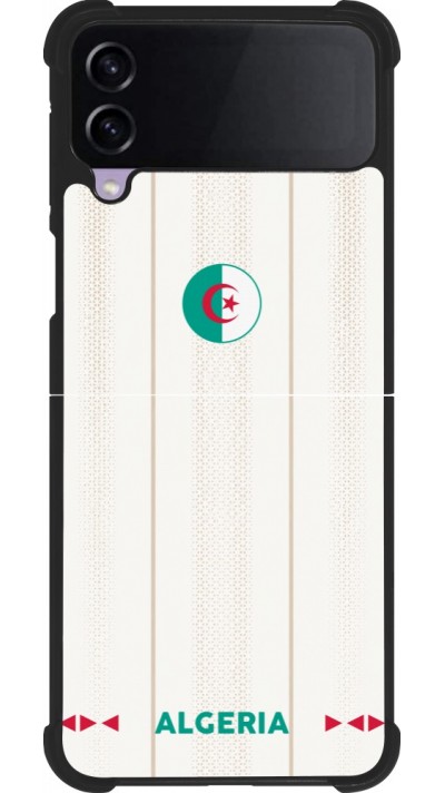 Samsung Galaxy Z Flip4 Case Hülle - Silikon schwarz Algerien 2026 personalisierbares Fussballtrikot
