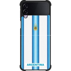 Samsung Galaxy Z Flip4 Case Hülle - Silikon schwarz Argentinien 2026 personalisierbares Fussballtrikot