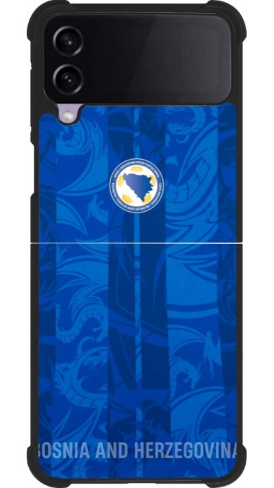 Samsung Galaxy Z Flip4 Case Hülle - Silikon schwarz Bosnien und Herzegowina 2026 personalisierbares Fussballtrikot