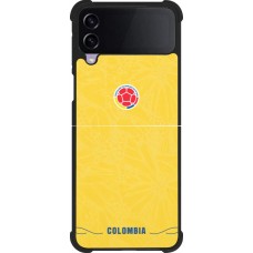 Samsung Galaxy Z Flip4 Case Hülle - Silikon schwarz Kolumbien 2026 personalisierbares Fussballtrikot