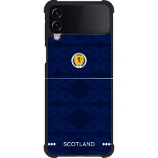 Samsung Galaxy Z Flip4 Case Hülle - Silikon schwarz Schottland 2026 personalisierbares Fussballtrikot