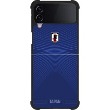 Samsung Galaxy Z Flip4 Case Hülle - Silikon schwarz Japan 2026 personalisierbares Fussballtrikot