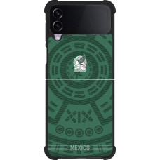 Samsung Galaxy Z Flip4 Case Hülle - Silikon schwarz Mexiko 2026 personalisierbares Fussballtrikot